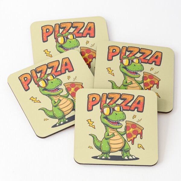 Item preview, Crazy About Pizza Dinosaur  designed and sold by BKDIGITALSHOP.