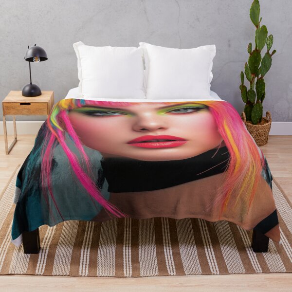 Item preview, Vibrant hair and makeup art display designed and sold by anytka.