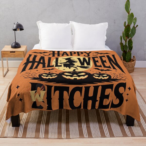 Item preview, Funny Halloween – Happy Halloween B(W)itches Graphic Tee designed and sold by T-Chou.