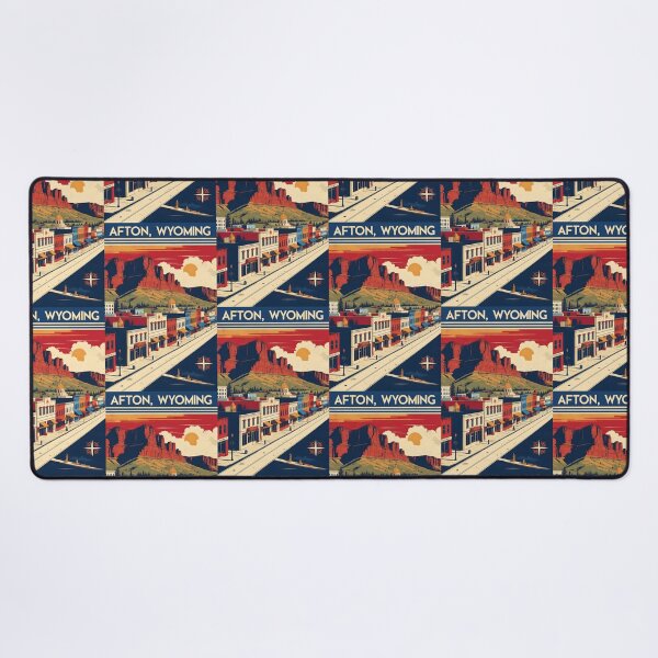 Item preview, Afton Wyoming 1950s USA Vintage Travel Tourism designed and sold by TravelersGems.