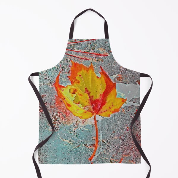 Item preview, Abstract Inverted Maple Leaf (Orange, Yellow) designed and sold by SXW Designs.