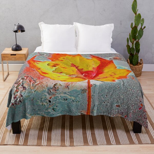 Item preview, Abstract Inverted Maple Leaf (Orange, Yellow) designed and sold by SXW Designs.