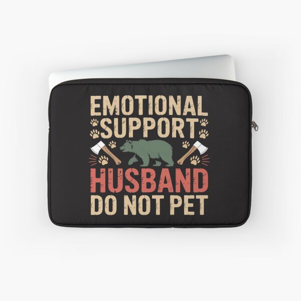 Item preview, Emotional Support Husband Do Not Pet Fathers Day Camping designed and sold by JosephMelendez6.
