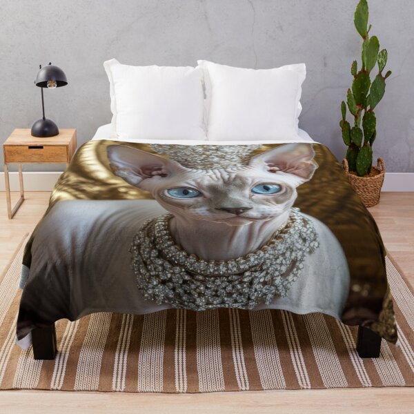 Item preview, Sphynx cat with crown and jewelry designed and sold by anytka.