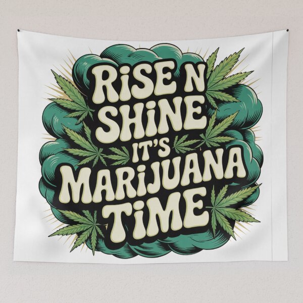 Item preview, Rise N Shine – It’s Marijuana Time ☀️? designed and sold by ClearPulse.