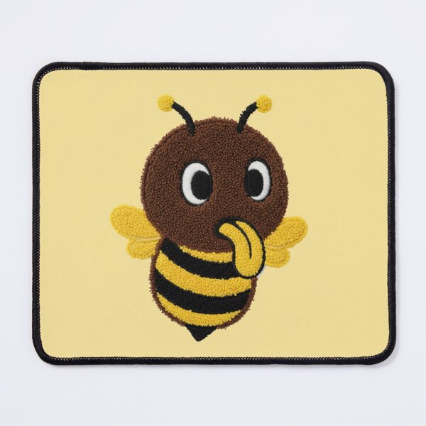Item preview, Fuzzy Chenille Cute Bumble Bee Patch designed and sold by 0606PM.