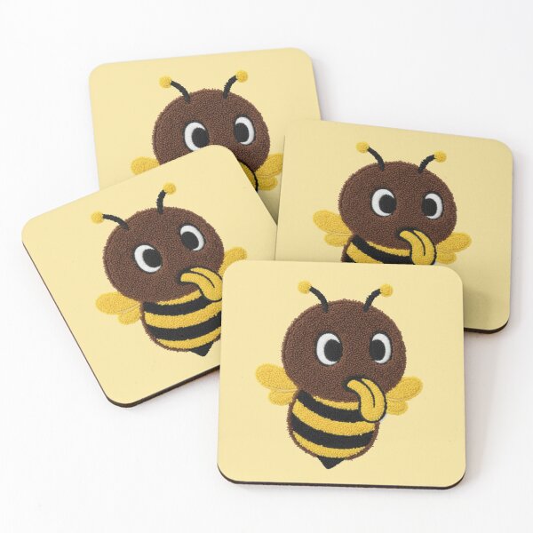 Item preview, Fuzzy Chenille Cute Bumble Bee Patch designed and sold by 0606PM.