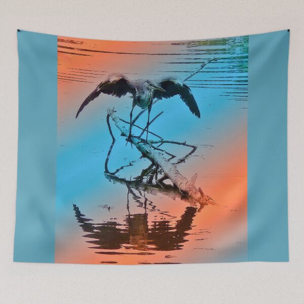 Item preview, Juvenile heron, having a stretch -October 25 designed and sold by jonfun1.