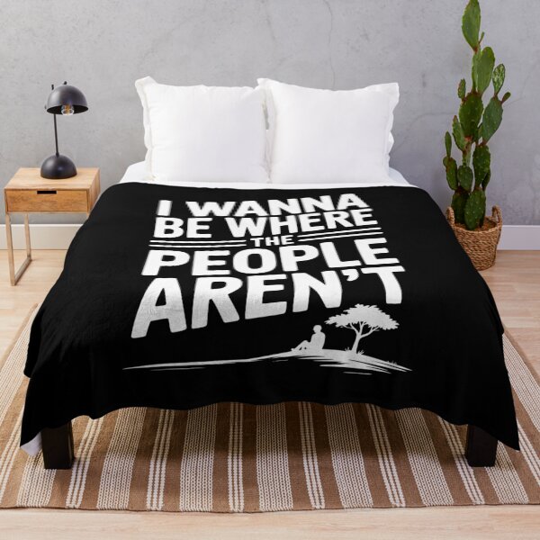 Item preview, I Wanna Be Where the People Aren’t designed and sold by Frank Ring.