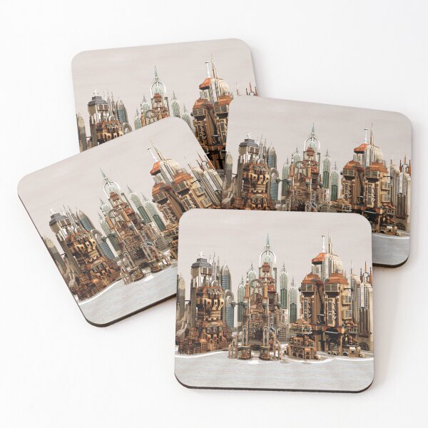 Item preview, Futuristic City - Sci-Fi Science Fiction Art designed and sold by Vac1.