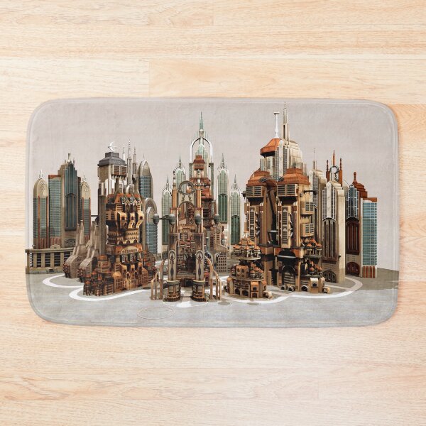 Item preview, Futuristic City - Sci-Fi Science Fiction Art designed and sold by Vac1.