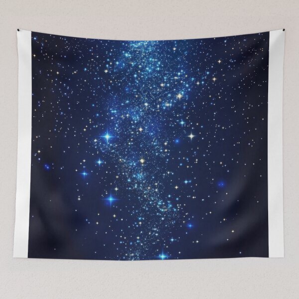 Item preview, Night sky with shining stars designed and sold by anytka.