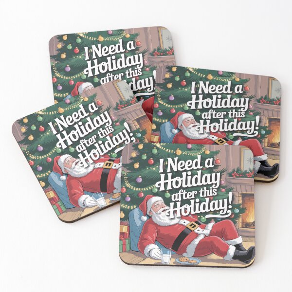 Item preview, Santa Needs a Break – Funny Christmas Holiday Design | “I need a holiday after this holiday!” designed and sold by Ammar Studio.