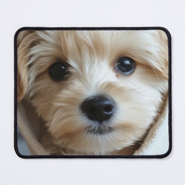 Item preview, Cute puppy wearing a cozy hoodie designed and sold by anytka.