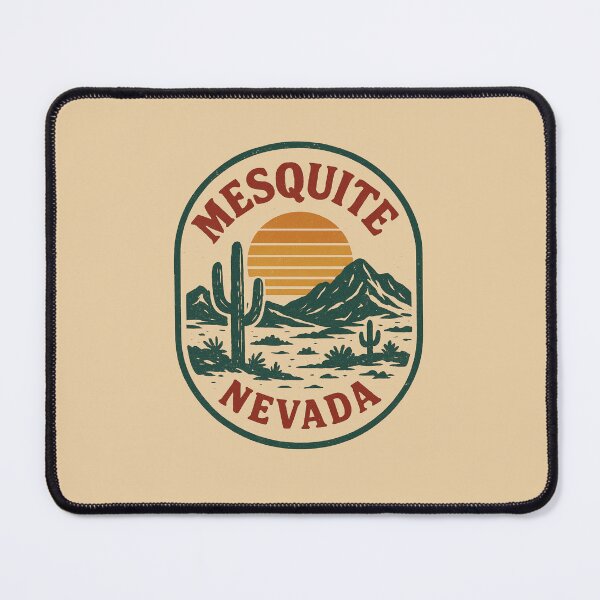 Item preview, Mesquite Nevada Desert Sunset Badge designed and sold by American Travels.