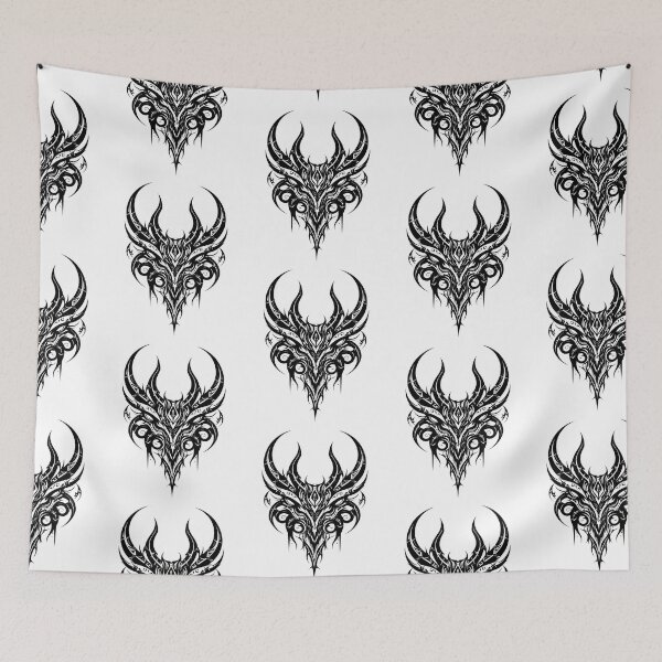 Item preview, Gothic tribal tattoo, spirit of the abyss designed and sold by LiskoDesign.