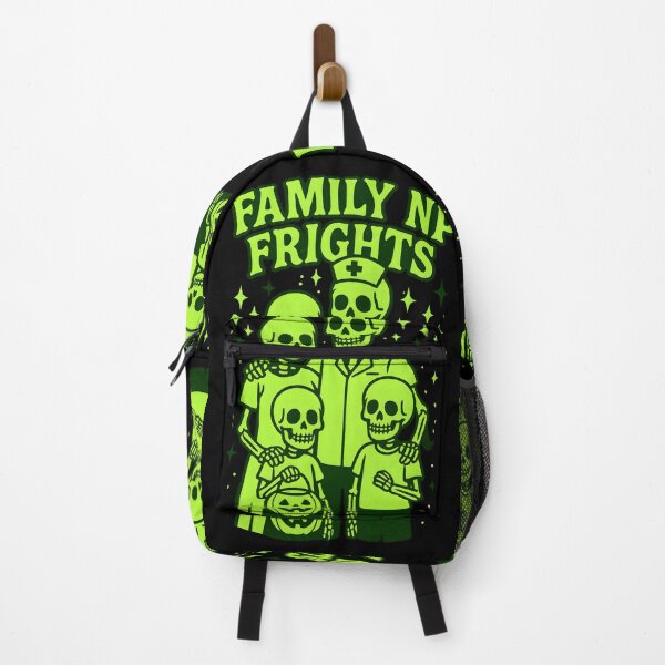Item preview, Family NP Frights Black Halloween Shirt | Neon Green Funny Family Nurse Practitioner Skeleton T-Shirt designed and sold by ClinicalHubs.