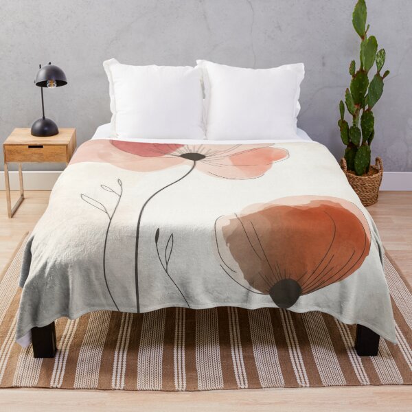 Item preview, Modern floral art with soft colors designed and sold by anytka.