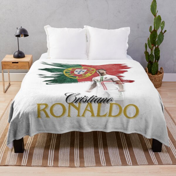 Item preview, Cristiano Ronaldo - Portugal Flag Tribute (SIUUU!) designed and sold by PawesomeArt.