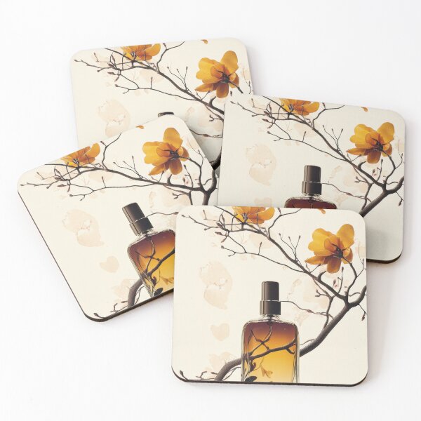 Item preview, Floral accent perfume bottle designed and sold by anytka.