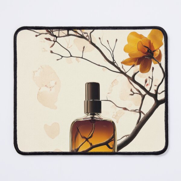 Item preview, Floral accent perfume bottle designed and sold by anytka.