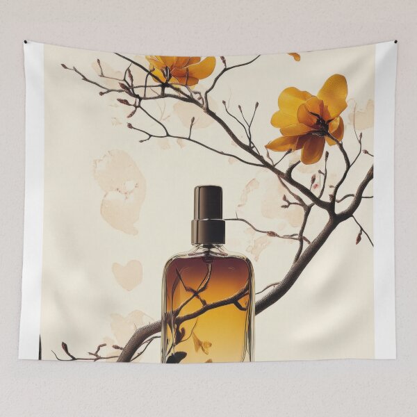 Item preview, Floral accent perfume bottle designed and sold by anytka.