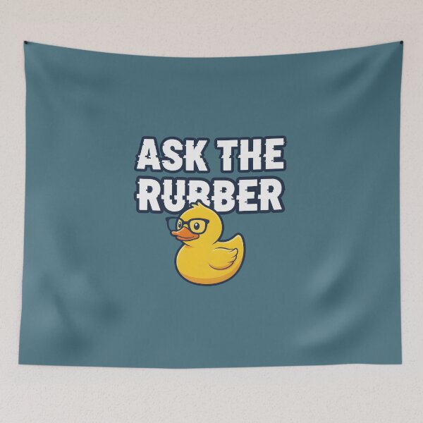 Item preview, Ask The Rubber Duck. designed and sold by musthavewords.