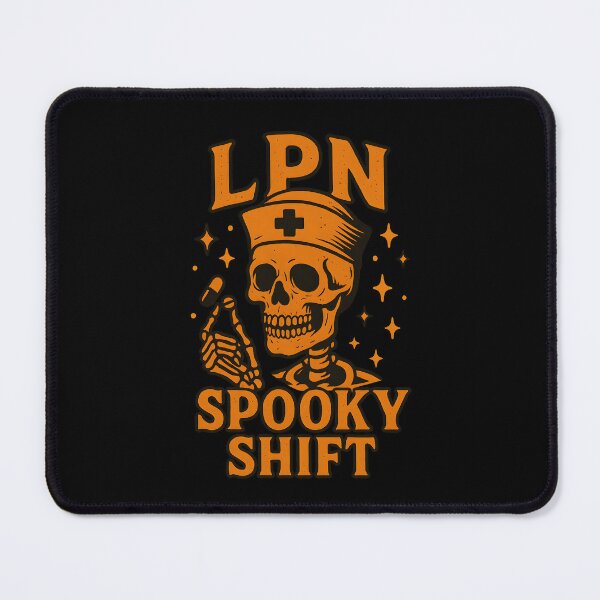 Item preview, LPN Spooky Shift Halloween Nurse Shirt | Funny Skeleton Medical T-Shirt designed and sold by ClinicalHubs.