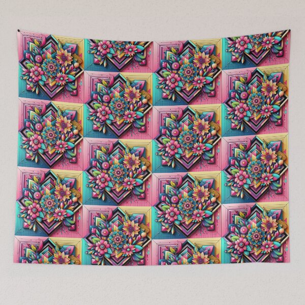 Item preview, Colorful Flower pattern  designed and sold by Dogandesighn.