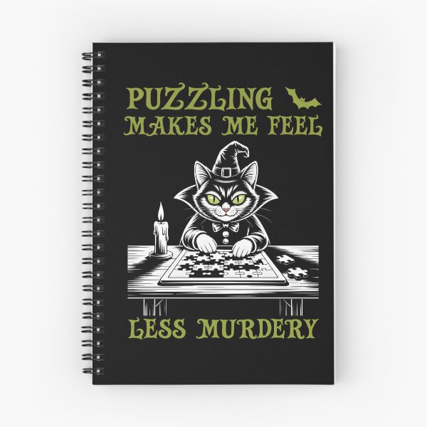 Item preview, Puzzling Makes Me Feel Less Murdery designed and sold by Margerita23.
