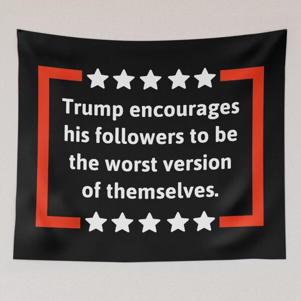 Item preview, Trump brings out the worst in people  designed and sold by Rachel the Artist .
