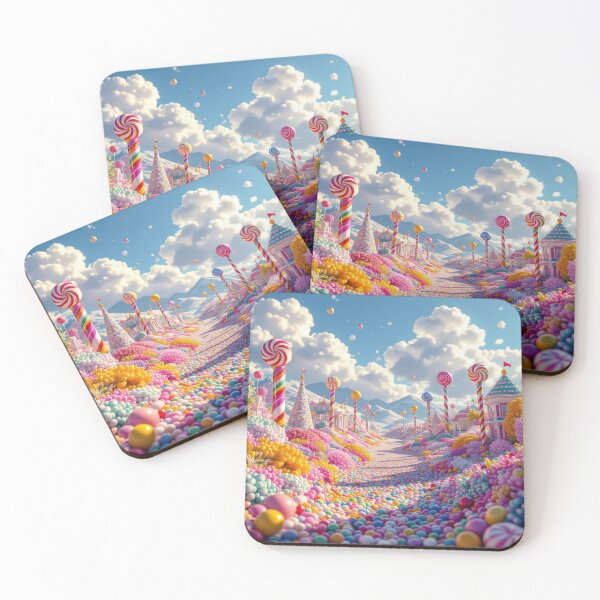 Item preview, Candyland Dreams – Imaginative flower world between lollipops, Color Path & Fairytale Towers designed and sold by FotoworldEdel.