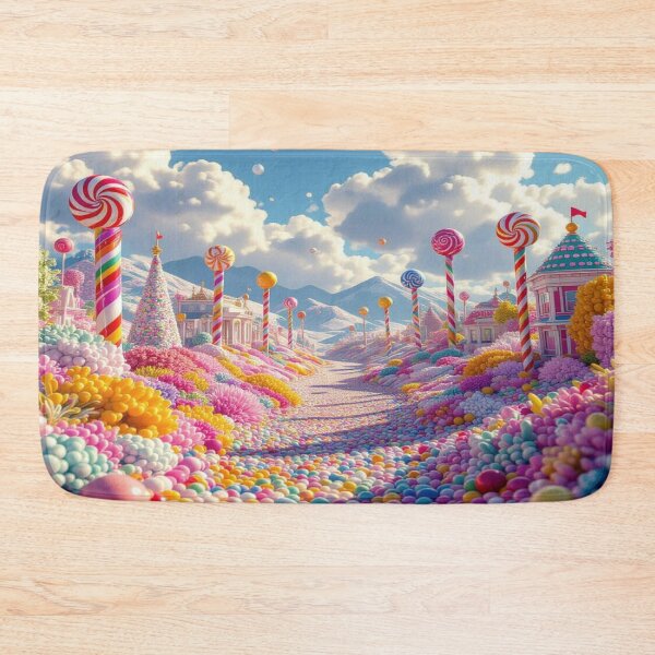 Item preview, Candyland Dreams – Imaginative flower world between lollipops, Color Path & Fairytale Towers designed and sold by FotoworldEdel.
