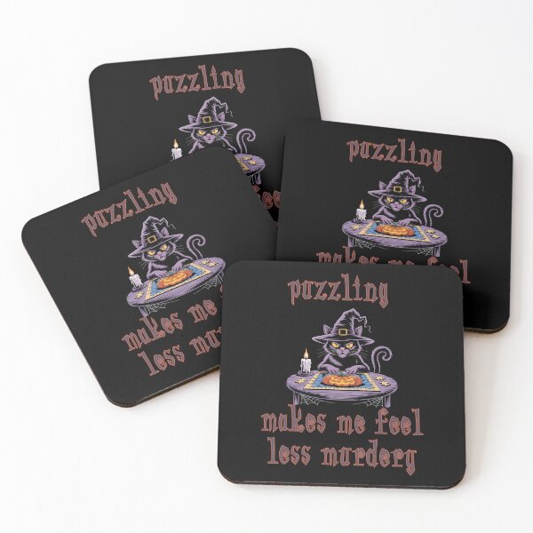 Item preview, Puzzling Makes Me Feel Less Murdery designed and sold by Margerita23.