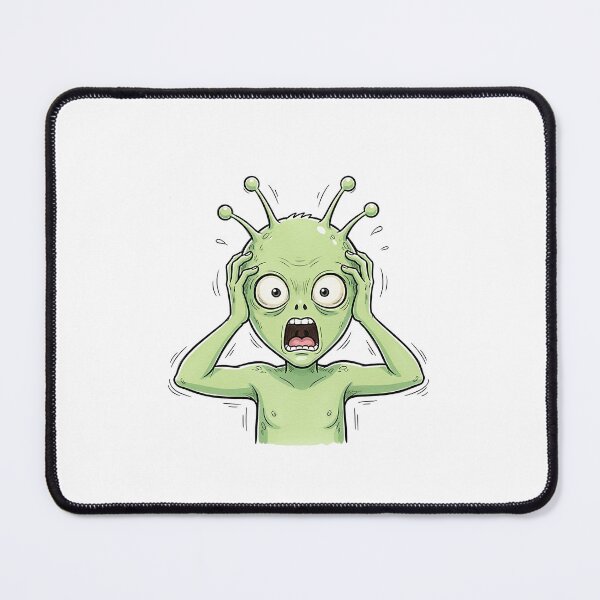 Item preview, Overdramatic Screaming Alien – Funny Alien Sticker | Watercolor Alien Design designed and sold by EverStitchStudio ★★★★★.