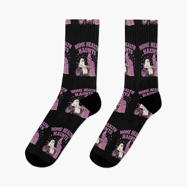 Item preview, Home Health Haunts Halloween T-Shirt | Funny Home Care Nurse Skeleton Tee  designed and sold by ClinicalHubs.