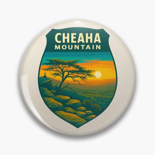 Item preview, Cheaha Mountain Vista – Alabama Vector Landscape designed and sold by Gideon Emmerich.