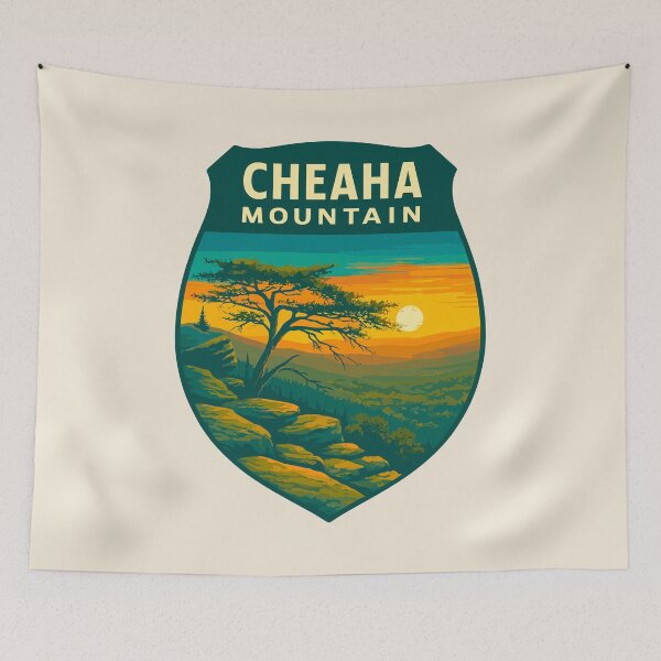 Item preview, Cheaha Mountain Vista – Alabama Vector Landscape designed and sold by Gideon Emmerich.