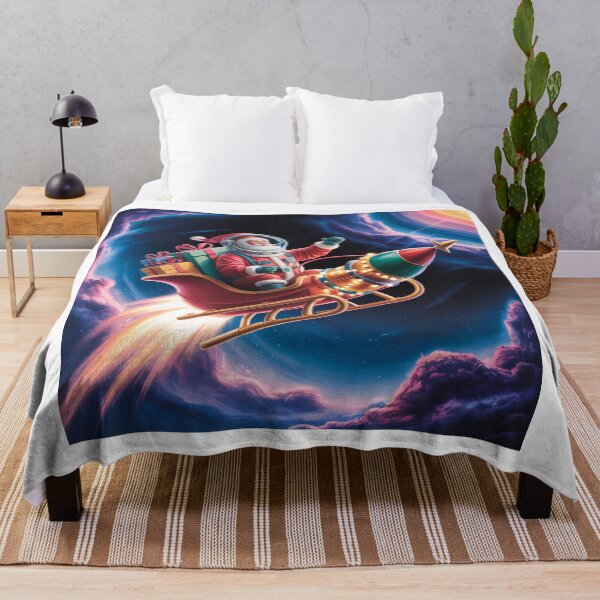 Item preview, "Santa in Space – Cosmic Christmas Adventure" designed and sold by Ammar Studio.