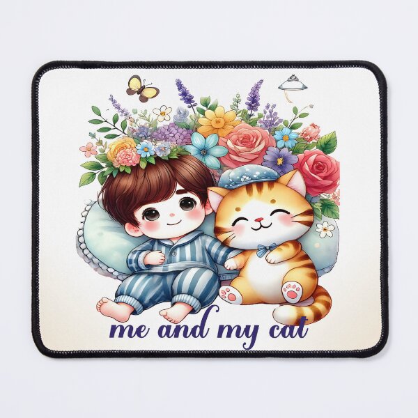 Item preview,  Smiling baby with cat. designed and sold by chrabab.