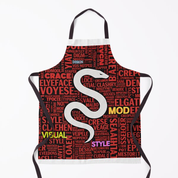 Item preview, Typographic Serpent designed and sold by REDCLASH2002.