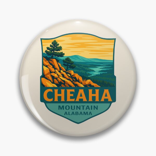 Item preview, Cheaha Mountain Vista – Alabama Vector Landscape designed and sold by Gideon Emmerich.