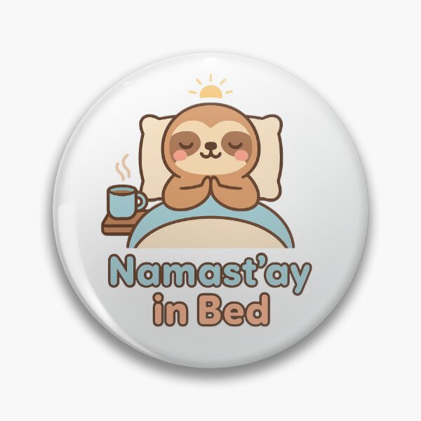 Item preview, Namast'ay en la cama designed and sold by ThreadLightly80.
