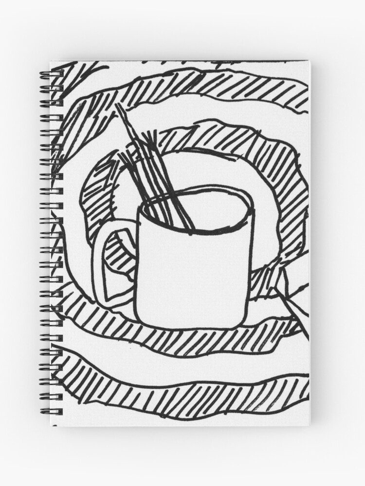 Thumbnail 1 of 3, Journal, a cup of brushes designed and sold by Lwada.