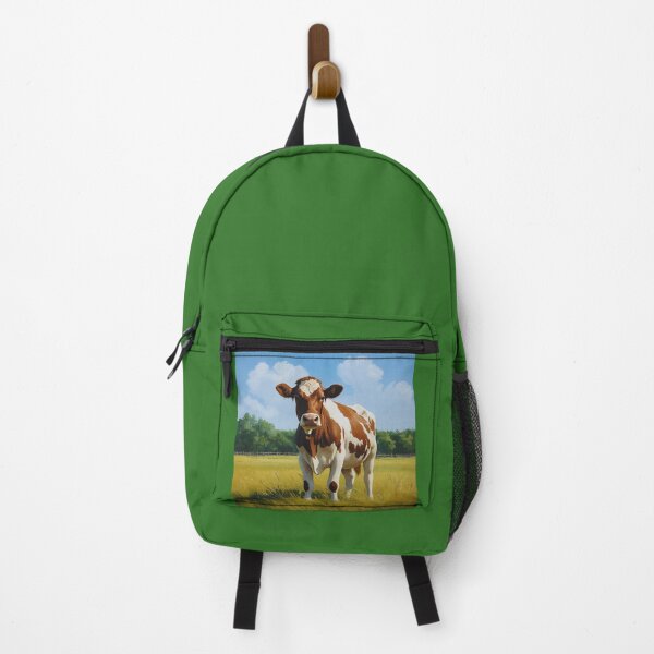 Item preview, Elegant Cow Portrait – Canvas Painting Style Farm Animal Art designed and sold by Art-Design-EM.
