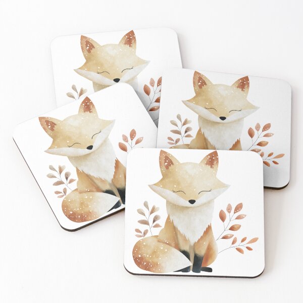 Item preview, Cute watercolor fox designed and sold by MendaciousMina.