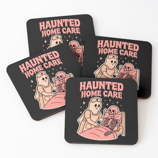 Item preview, Haunted Home Care Funny Nurse Halloween T-Shirt | Spooky Home Health RN Halloween Gift designed and sold by ClinicalHubs.