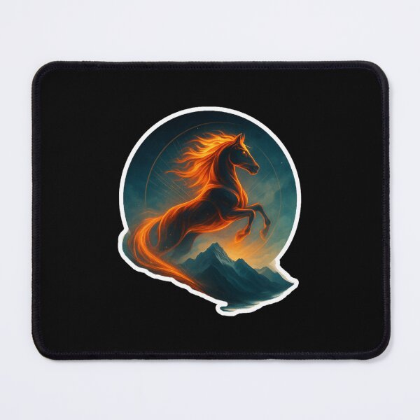 Item preview, Fireborn Stallion designed and sold by pixelpulsenyc.