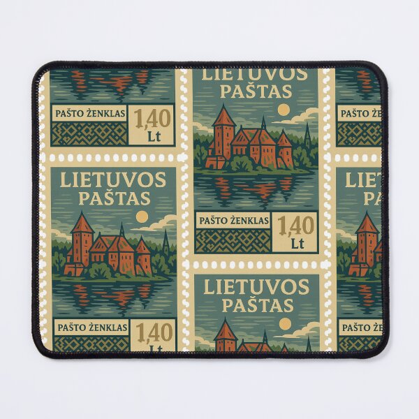 Item preview, Lithuania – Vintage Postage Stamp (Trakai Island Castle) designed and sold by Travellerz.