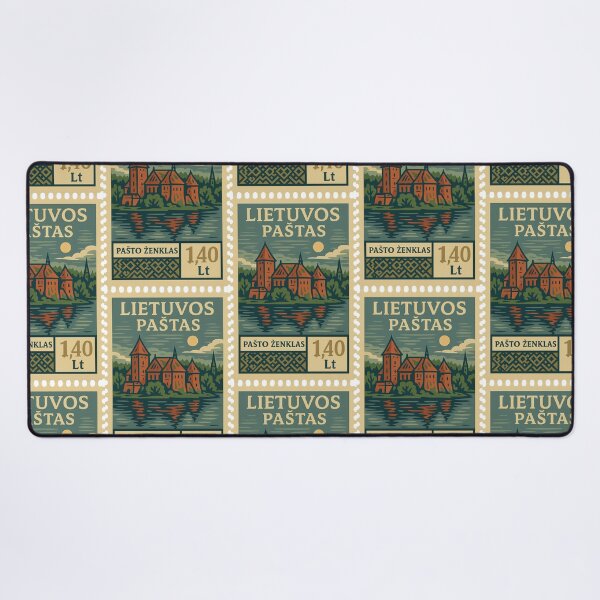 Item preview, Lithuania – Vintage Postage Stamp (Trakai Island Castle) designed and sold by Travellerz.